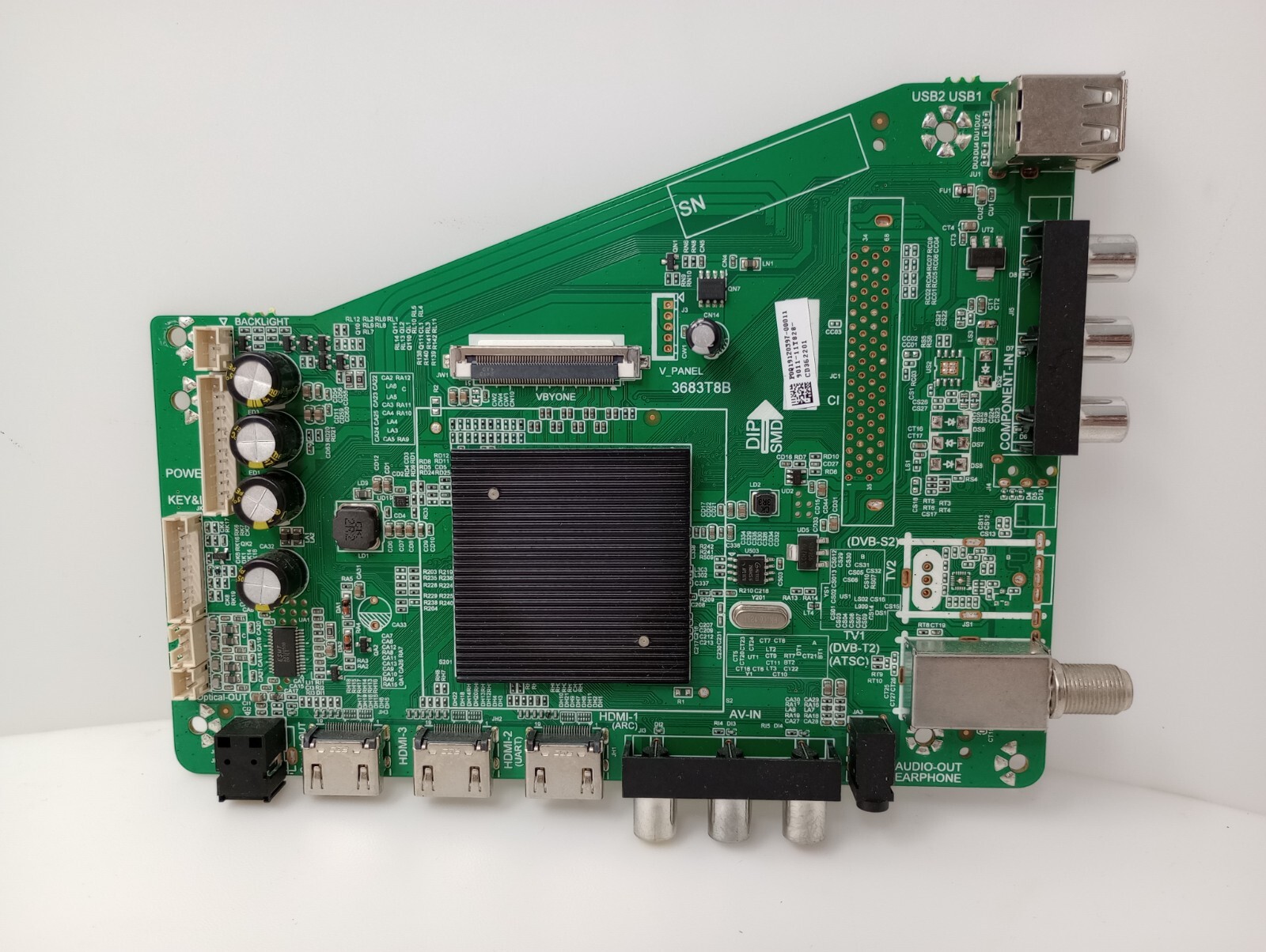 W BOX 0E-55LED4K TV Main Board Replacement Part 4704-3683T8 W BOX 0E-55LED4K TV Main Board Replacement Part 4704-3683T8