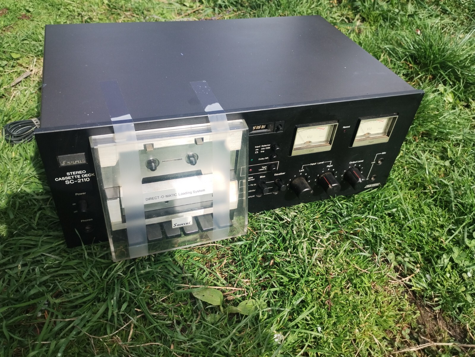 SANSUI STEREO CASSETTE DECK SC-1動作確認済み Sansui SC-1300 stereo cassette deck, single tape player