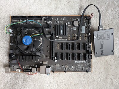 COMBO CPU i3-9100 + Biostar Motherboard TB360-BTC PRO 2.0 ATX. SSD HD. READ DESC