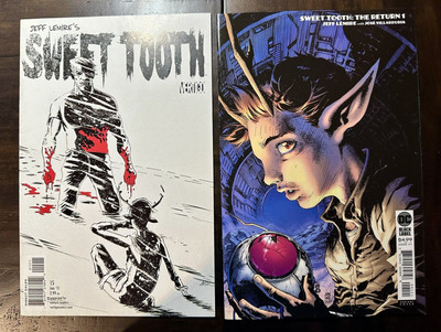 JEFF LEMIRE'S SWEET TOOTH LOT OF 2 - #1 JIM LEE VARIANT 2020 - #15 2011 - NEW/NM