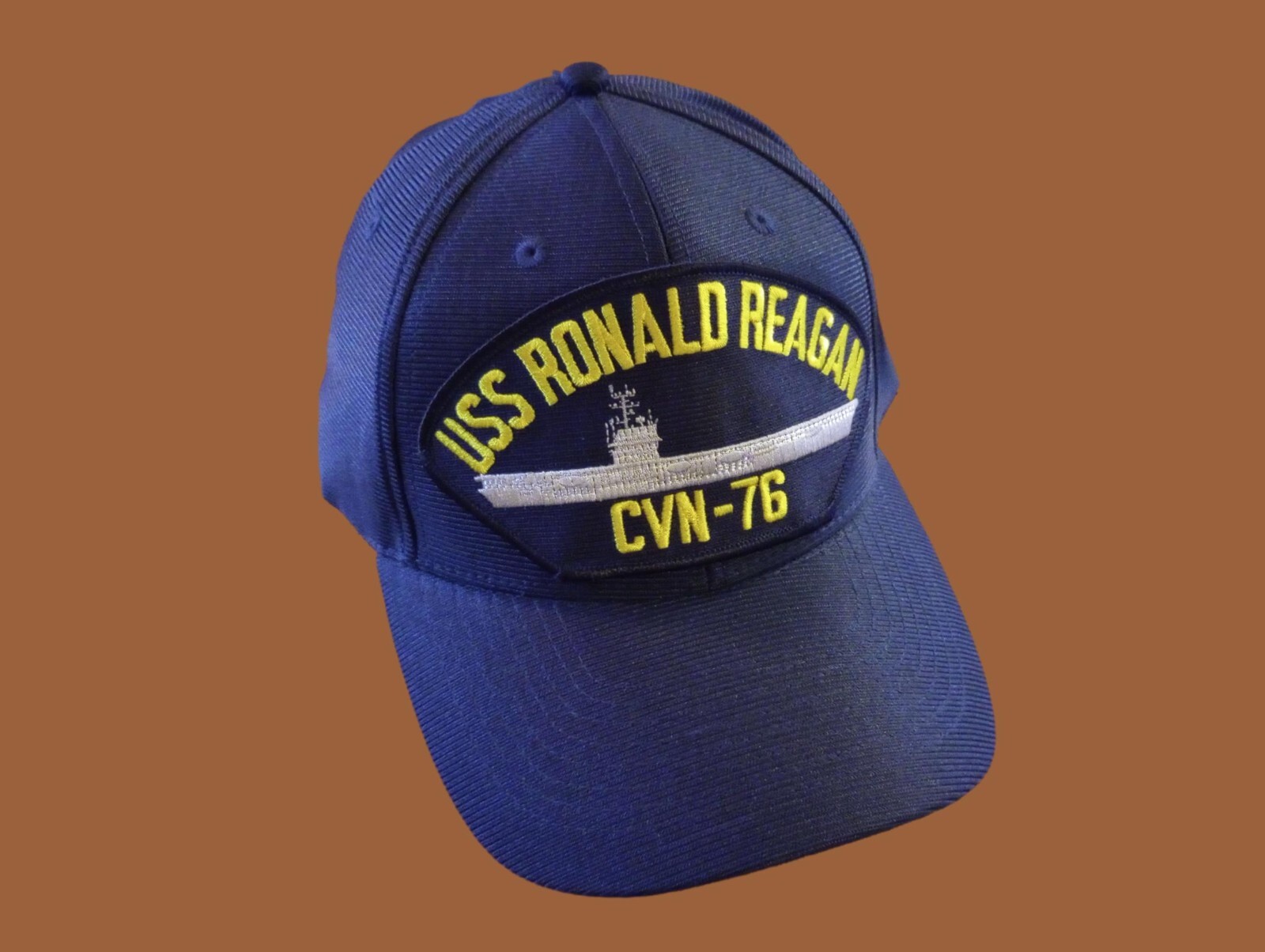 USS RONALD REAGAN CVN-76 NAVY SHIP HAT U.S MILITARY OFFICIAL