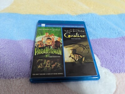 Paranorman 2012, Coraline 2009 Blu-ray Studio Laika 2 Movie Collection 