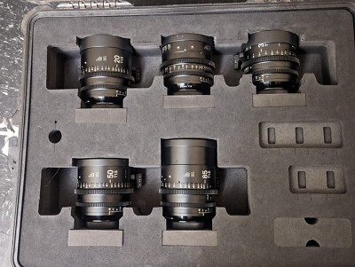 Sigma Cine Five Lens Set EF Mount Full Frame with Custom Case