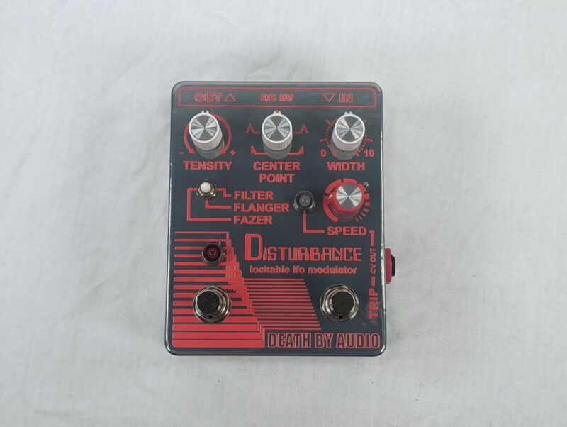 Used Death by Audio Disturbance Filter / Flanger / Phaser Guitar Effect Pedal