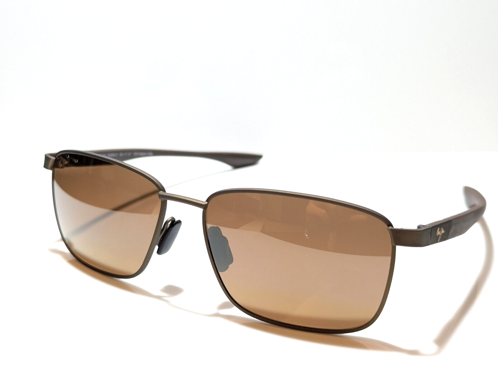 Pre-owned Maui Jim Kaala Bronze Brown / Hcl Bronze Polarized Lens Sunglasses H856-01