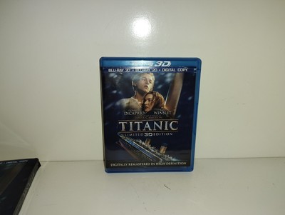 Titanic 3D Limited Edition (Blu-ray 3D + 2D, 1997, 4-Disc Set) w/ Slipcover