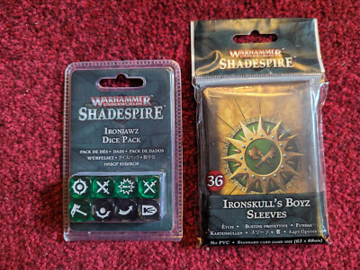 Warhammer Underworlds Shadespire Ironjawz Dice Pack, Ironskull's Boyz Sleeves