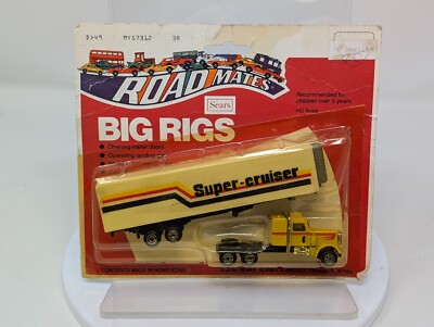 VTG 1979 Sears Road Mates Super-cruiser Truck Big Rig 1970's Toy On Card