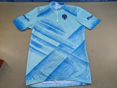 Vintage Santini Edoardo Bianchi SMS Cycling Jersey Mens Size XL Made Italy
