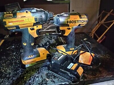 2 Bostitch 18v Cordless 1/4in Impact driver s This Sale Is for 2 Impact drivers 