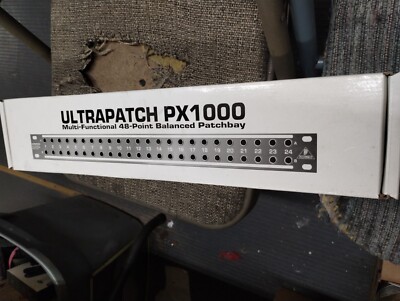 NEW Behringer Ultrapatch PX1000 Multi-functional 48-Pt. Patchbay Rack Mountable