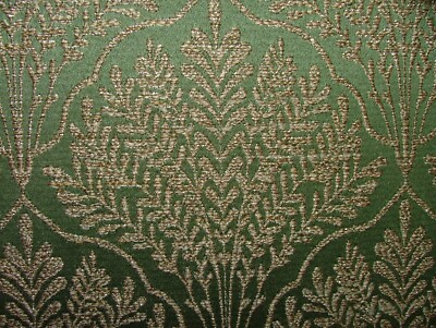 3 Metres Caribou Olive Woven Jacquard Fabric Curtain Upholstery Cushion Use