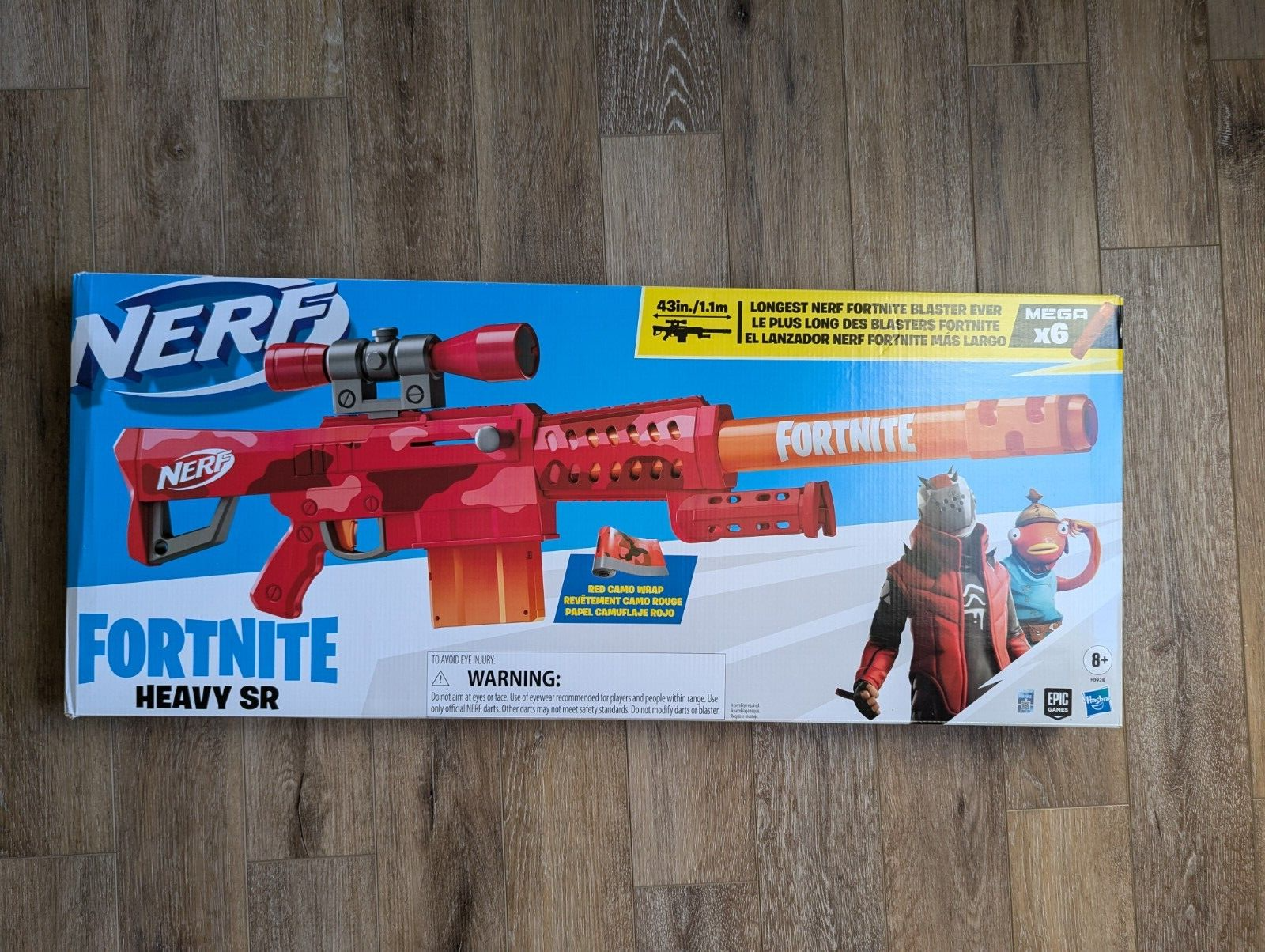 Nerf Fortnite Heavy SR トイガン Amazon.com: NERF Fortnite Heavy SR Blaster Scope, Big