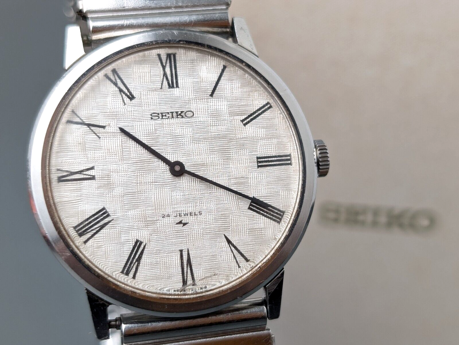 SEIKO セイコー シャリオ 2220-0270 Hi-Beat 1973年製 Seiko Chariot 2220-0270 Electric Wave Radiant Blue Dial