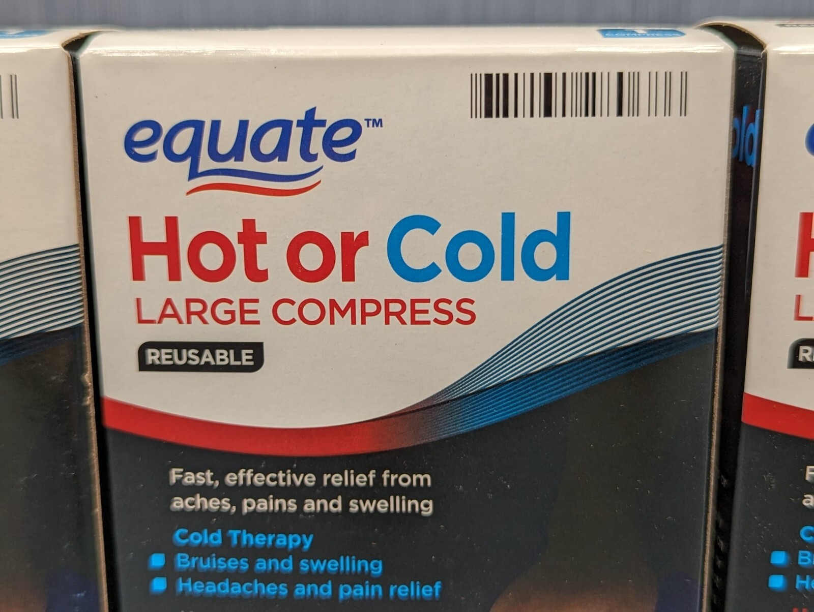 Lot of 3 x Hot or Cold Large Reusable Compress Hot or Cold Therapy