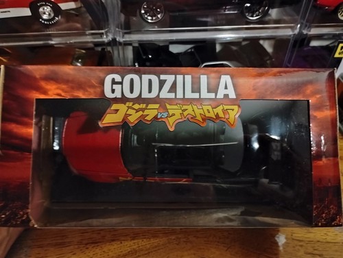 JADA GODZILLA NISSAN GT-R R34 1/24 DIECAST MODEL CAR RED