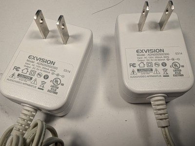Summer Infant Baby Camera/ Monitor AC ADAPTER EXVISION ADN050750500 LOT OF 2