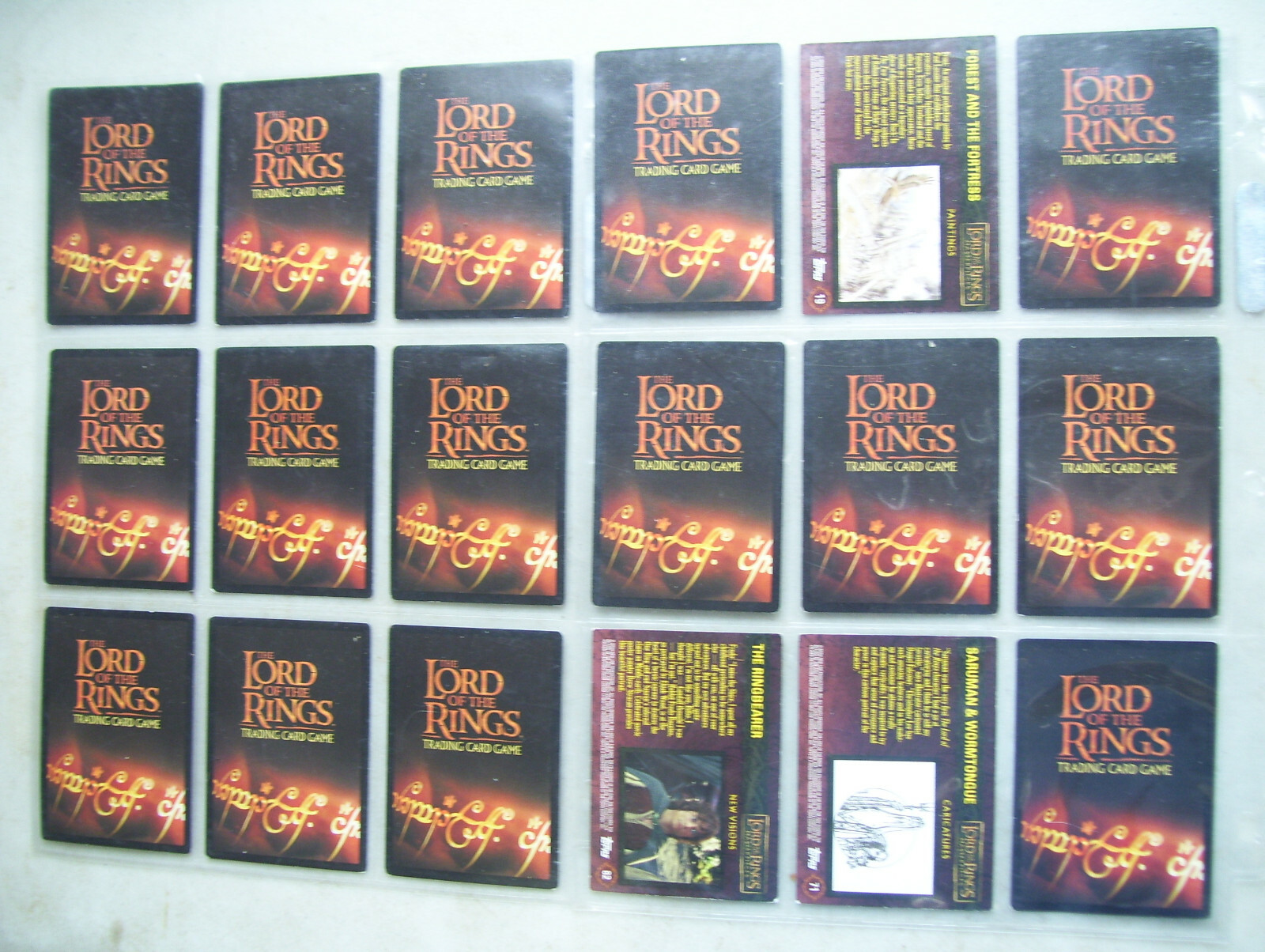 Lord of The Rings Trading Card Game Collection Set Of 18 Lord of The Rings Trading Card Game Collection Set Of 18