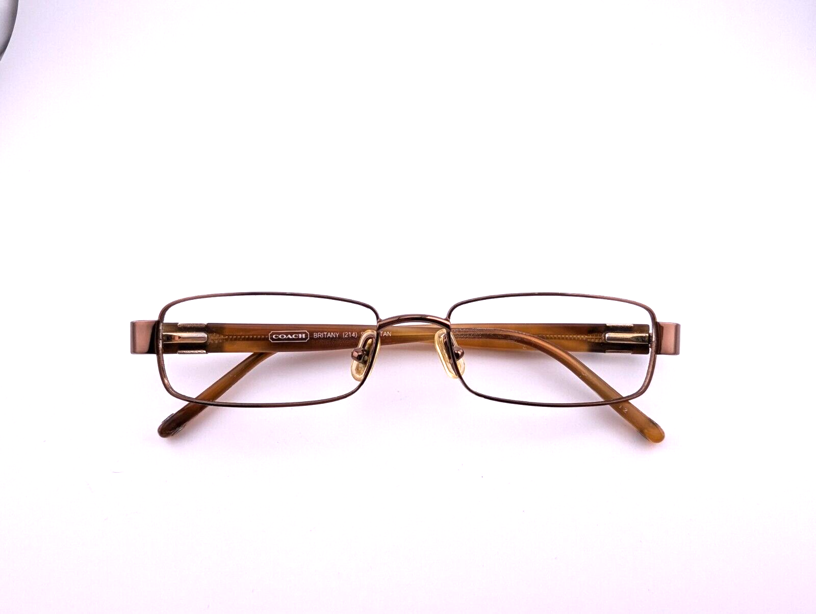Coach Eyeglasses Frames Only, BRITANY (214) SHINY TAN, 52-16