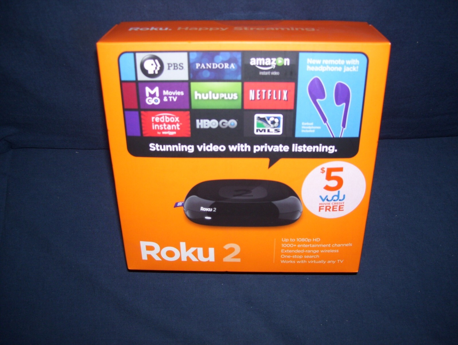 Roku 2 Open Box Used Tested and Working with Manual and Roku 2 Open Box Used Tested and Working with Manual and