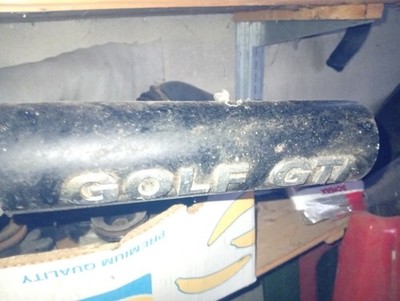 Bonrath Powerrohr Golf 1 mit Schriftzug vom Golf 4 GTI