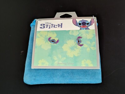 DISNEY Pixar Lilo & Stitch Sterling Silver Earrings Set/Pair - NEON TUESDAY