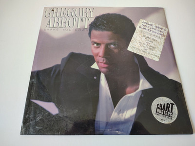 GREGORY ABBOTT - ''SHAKE YOU DOWN'' / SEALED w/ HYPE STICKER! / COLUMBIA 1986