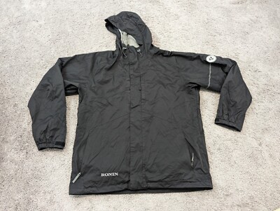 burton ronin la cosa nostra plaid hooded mens snowboardski jacket m 234815730283