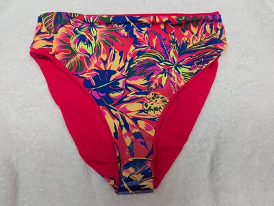 Maaji sz S Bikini Bottom Reversible bright Floral/Solid 3051
