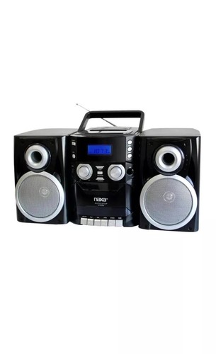 NAXA NPB-426 Portable CD Player Boombox w/AM/FM Radio