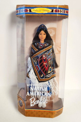 1999 Northwest Coast Native American Barbie Dolls Of The World Doll 24671 Mattel