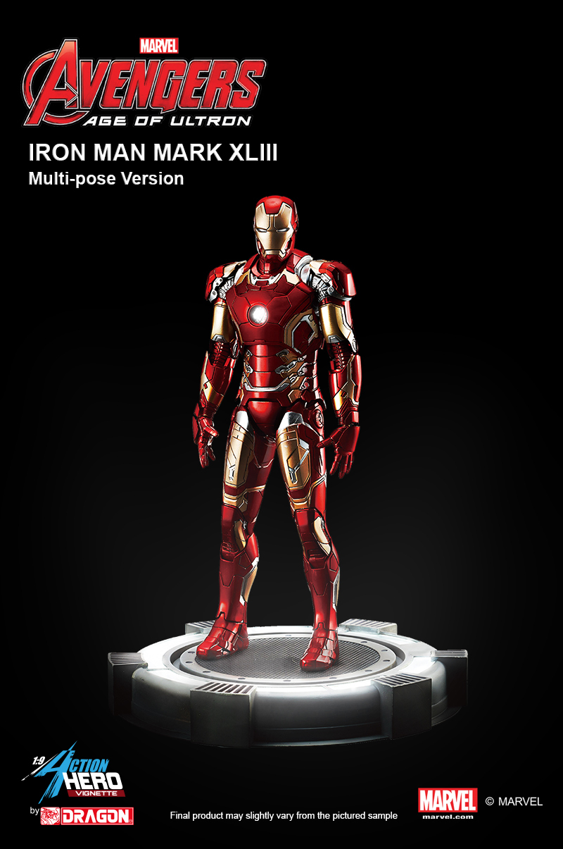 NEW Marvel Comics 1:9 Avengers: Age of Ultron Iron Man Mark 43 by