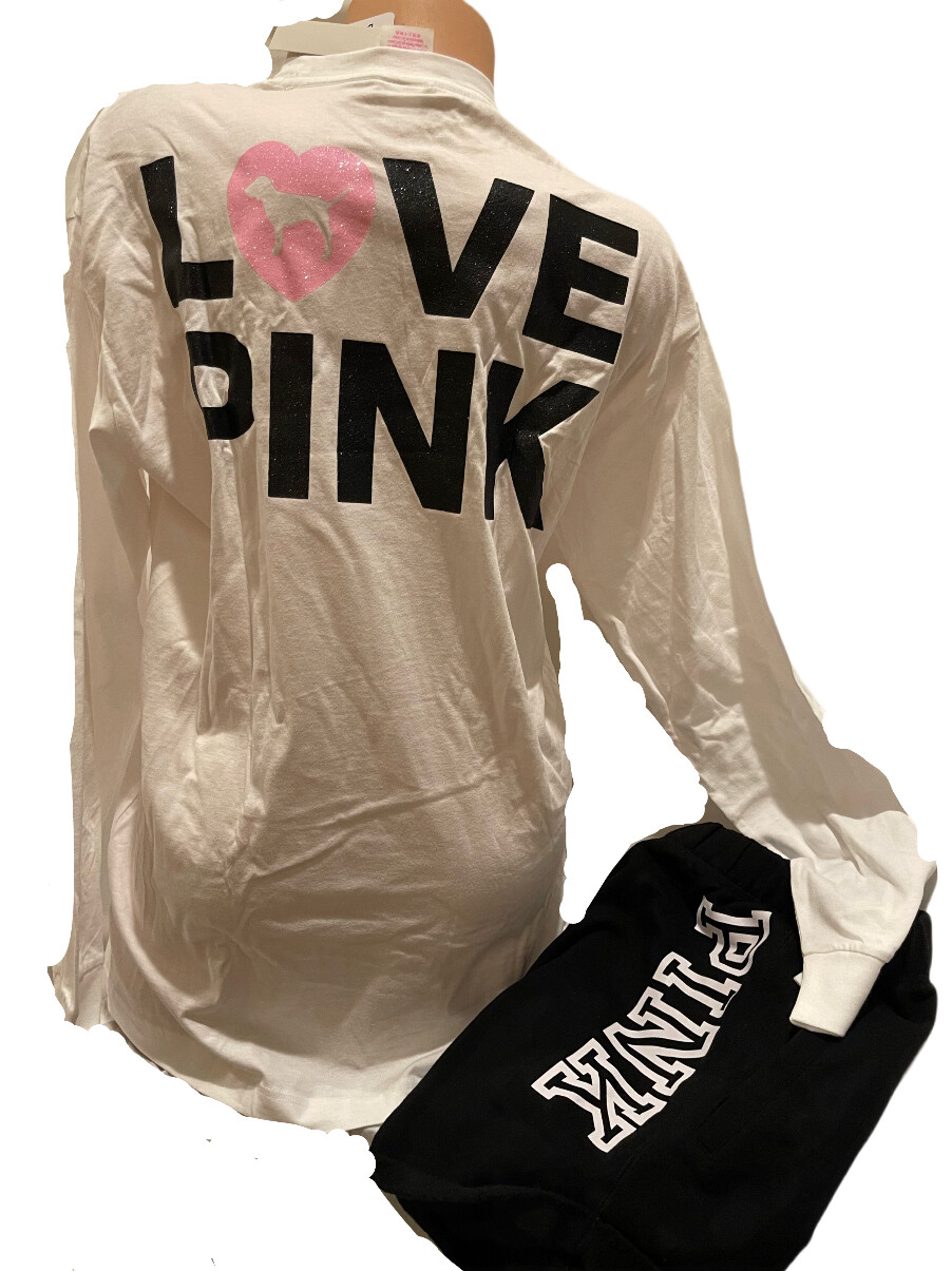 Victoria's Secret PINK ORIGINALS Campus long sleeve Tee Victoria's Secret PINK ORIGINALS Campus long sleeve Tee