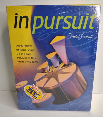 Hasbro In Pursuit Board Game Trivial Pursuit Brand New Factory Sealed.