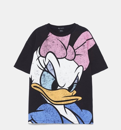 daisy duck t shirt zara