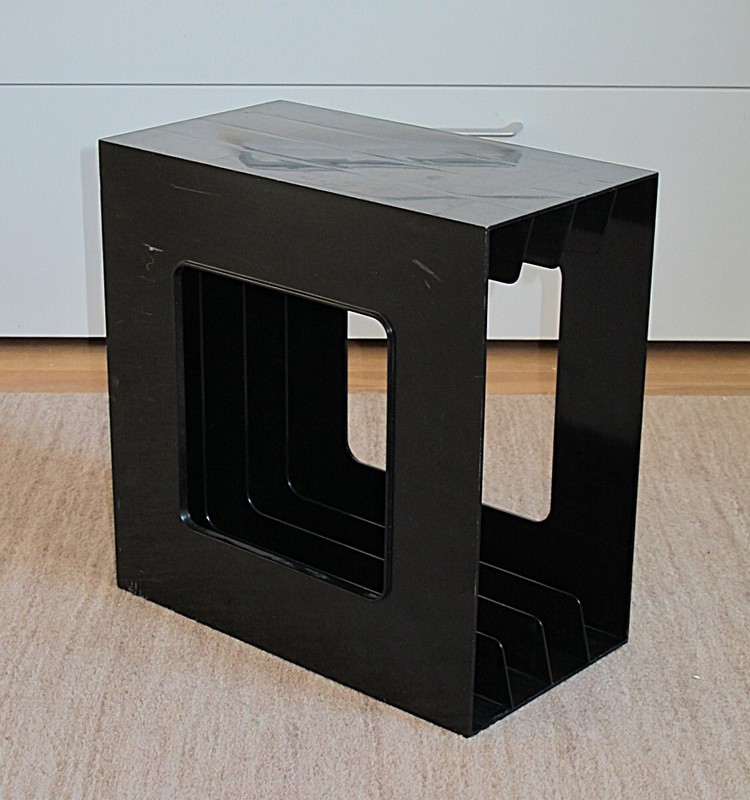 Wittner Archiv-Box FÃ¼R Ca. 40lp Schallplatten-StÃ¤Nder Aufbewahrung Schwarz 70er