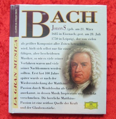 Bach Johann S., Deutsche Grammophon Classical Collection CD Auszüge M…, Neu