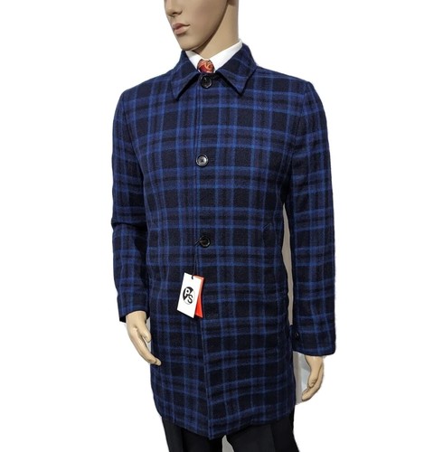 Pre-owned Paul Smith Ps  Mens Wool Check Slim Fit Epsom Overcoat Uk M , 38r Rrp £485 In Multicoloured