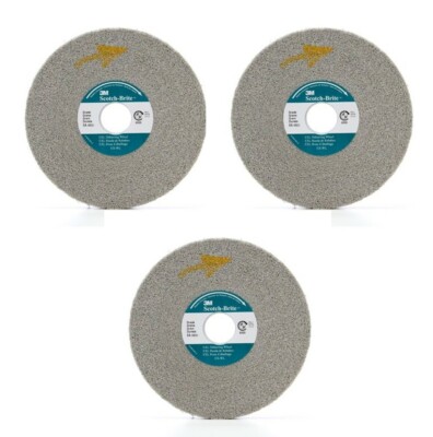 Scotch-Brite EXL Deburring Wheel, XL-WL, 9S Fine, 6 in x 1 in x 1 in, 3 per Case