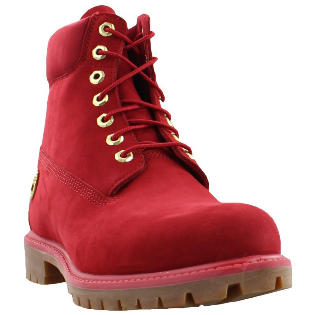 all red timberlands mens