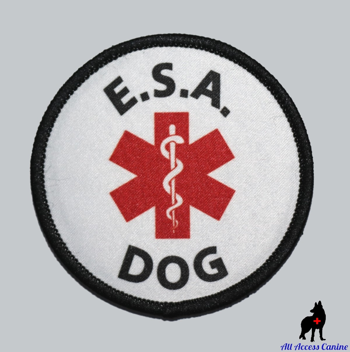 Service Dog - Therapy Dog - ESA Support Animal - Vest Patches ALL ACCESS CANINE™