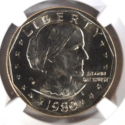 1980-P SBA DOLLAR NGC MS-67