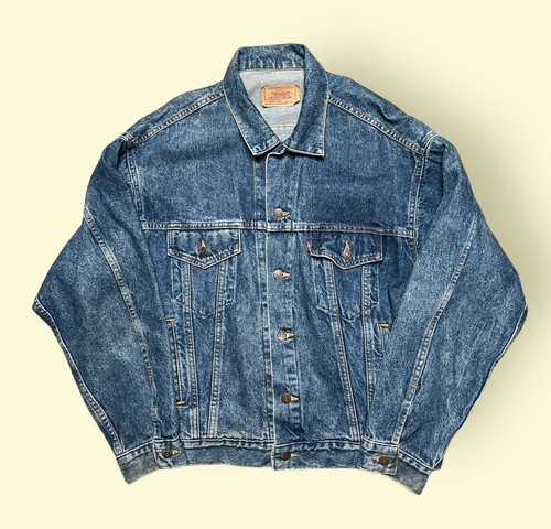 Vintage Levi's Denim Jacket 1980s Men's XL 70507 0219 Vtg