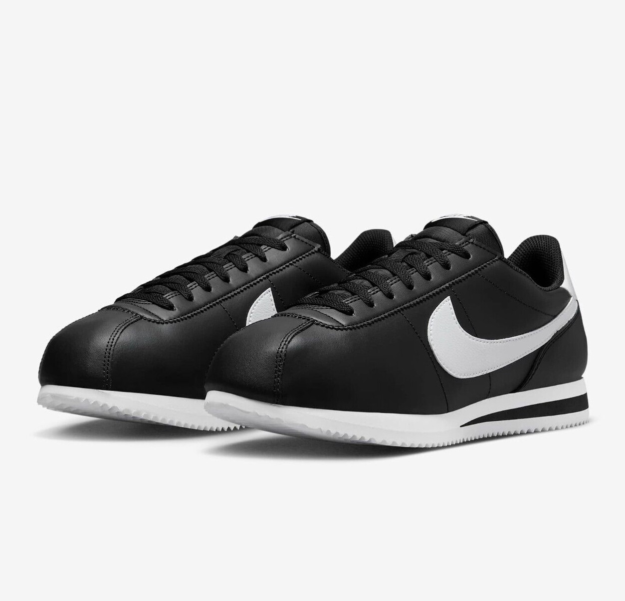 靴 NIKE W CORTEZ 23 27cm PREMIUM BLACK NIKE W CORTEZ 23 PREMIUM BLACK/SAIL-ALABASTER（ナイキ