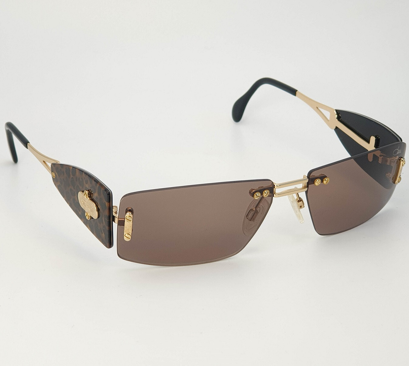 カザールサングラスヴィンテージ　MOD916 Authentic Cazal 916 Sunglasses Vintage German Design Gold