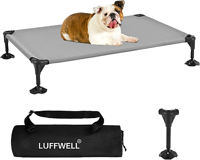, Portable Raised Pet Cot, Chew Proof Dog Bed Platform Pet