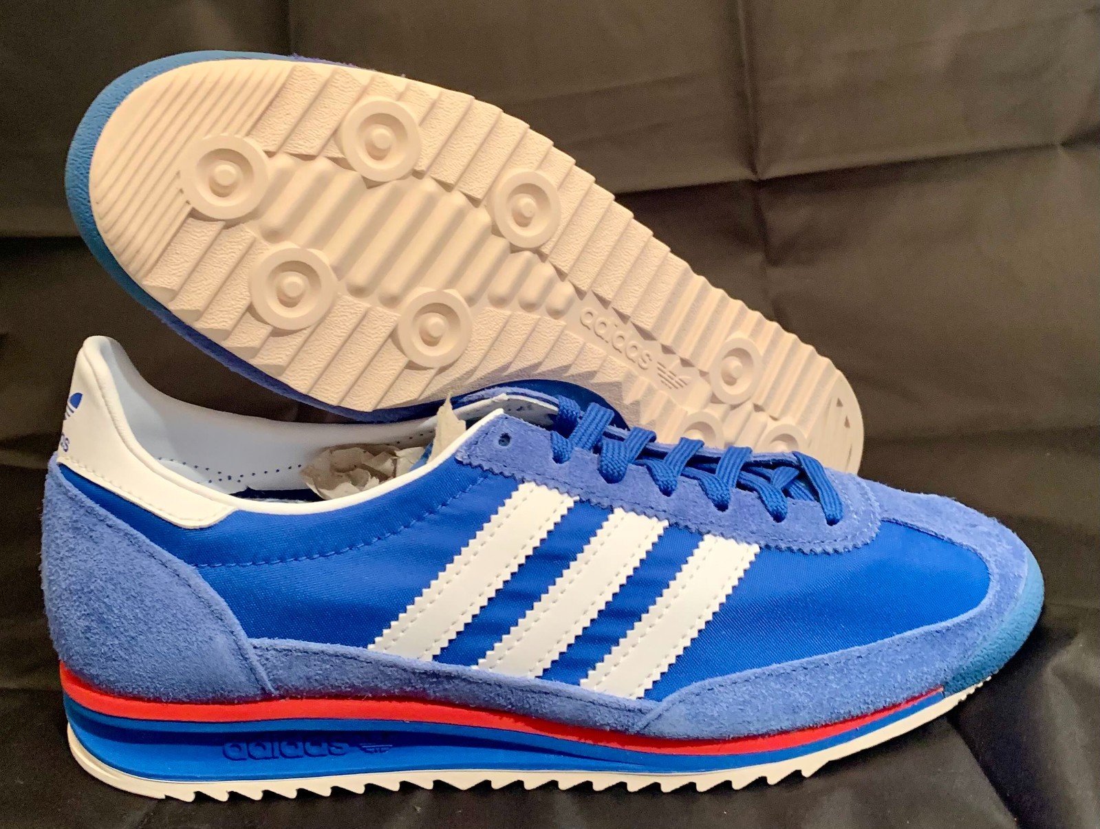 スニーカー ADIDAS SL 72 OG SNEAKERS IN NYLON AND SUEDE ADIDAS ORIGINALS SL 72 OG suede and leather-trimmed nylon