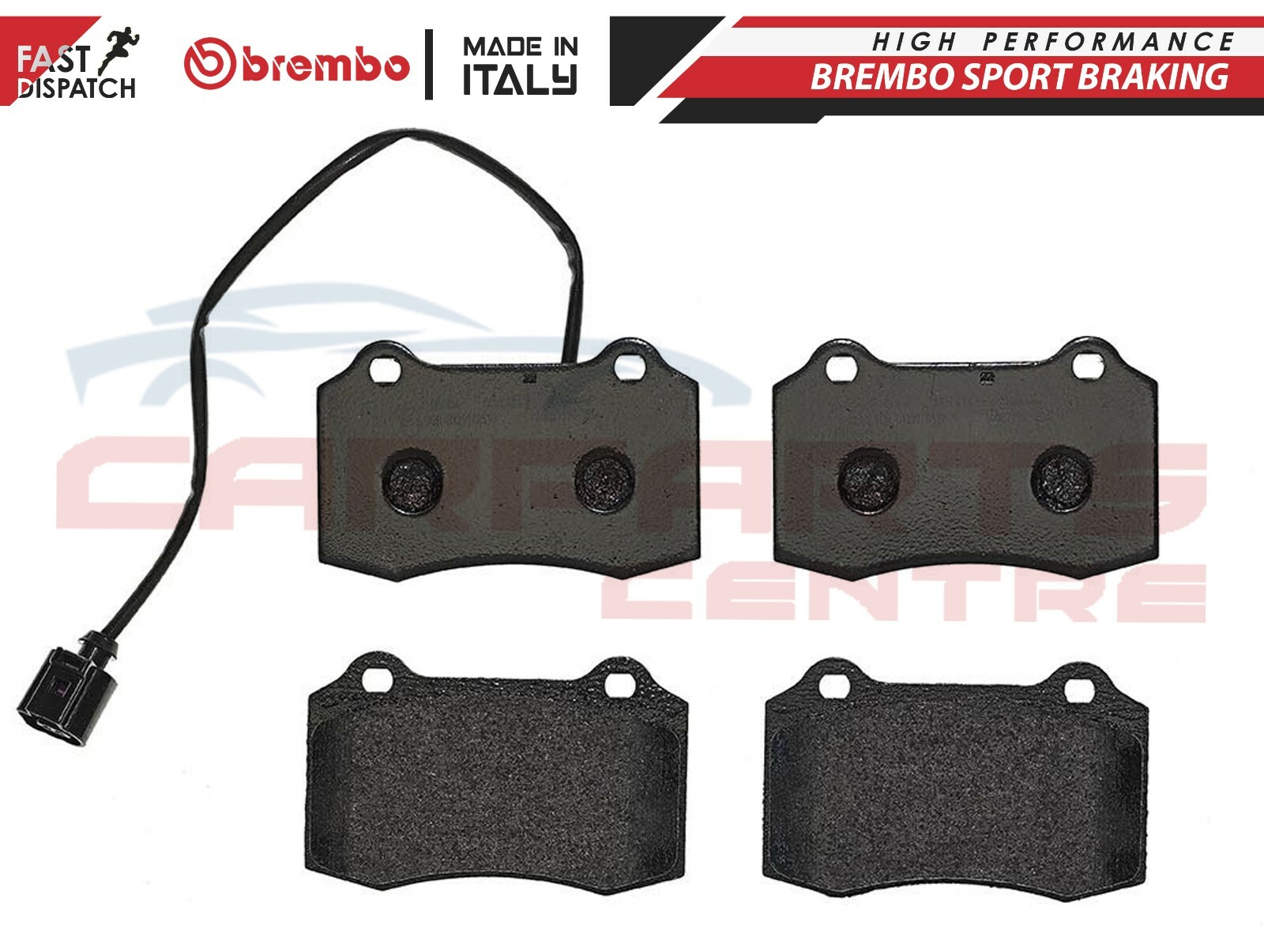 FOR SEAT LEON 03-06 BREMBO GENUINE ORIGINAL BRAKE PADS PAD SET FRONT AXLE P85104