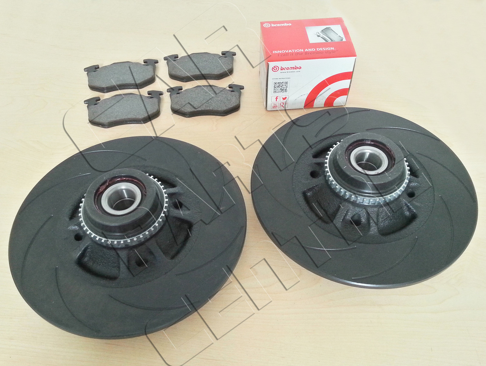 Brake Discs FOR RENAULT CLIO SPORT 172 182 2.0 REAR BRAKE DISCS BREMBO