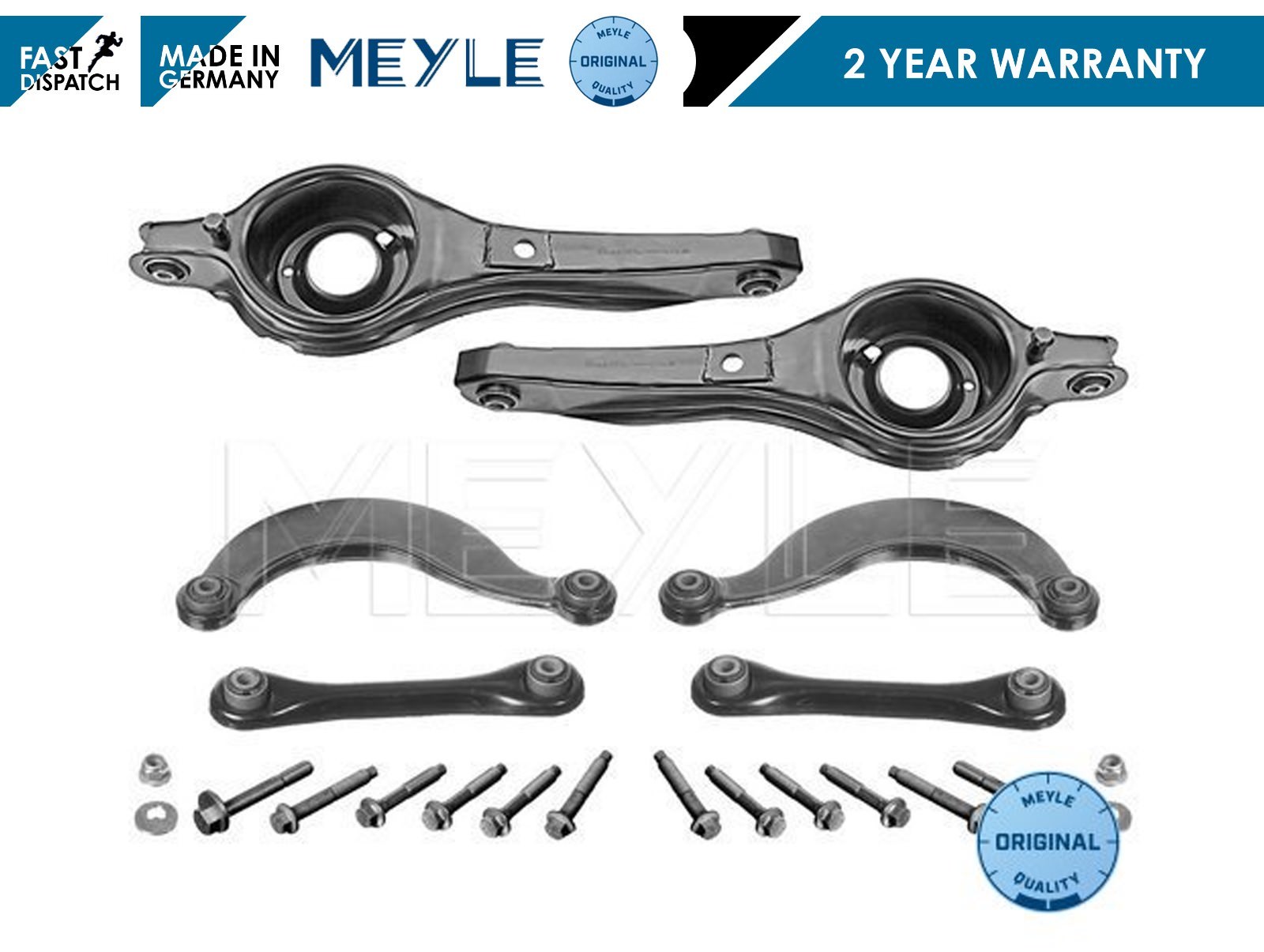 Mk2 German Quality Rear Suspension Wishbone Repair Bolts Kit Ford Focus Mk1